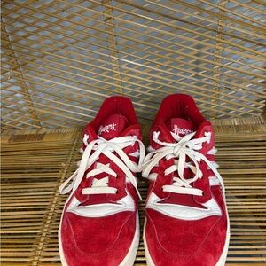 Husker Adidas red sneakers men size 8.5 like new